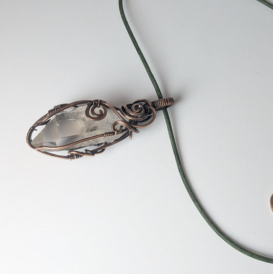 Large Quartz Point Necklace