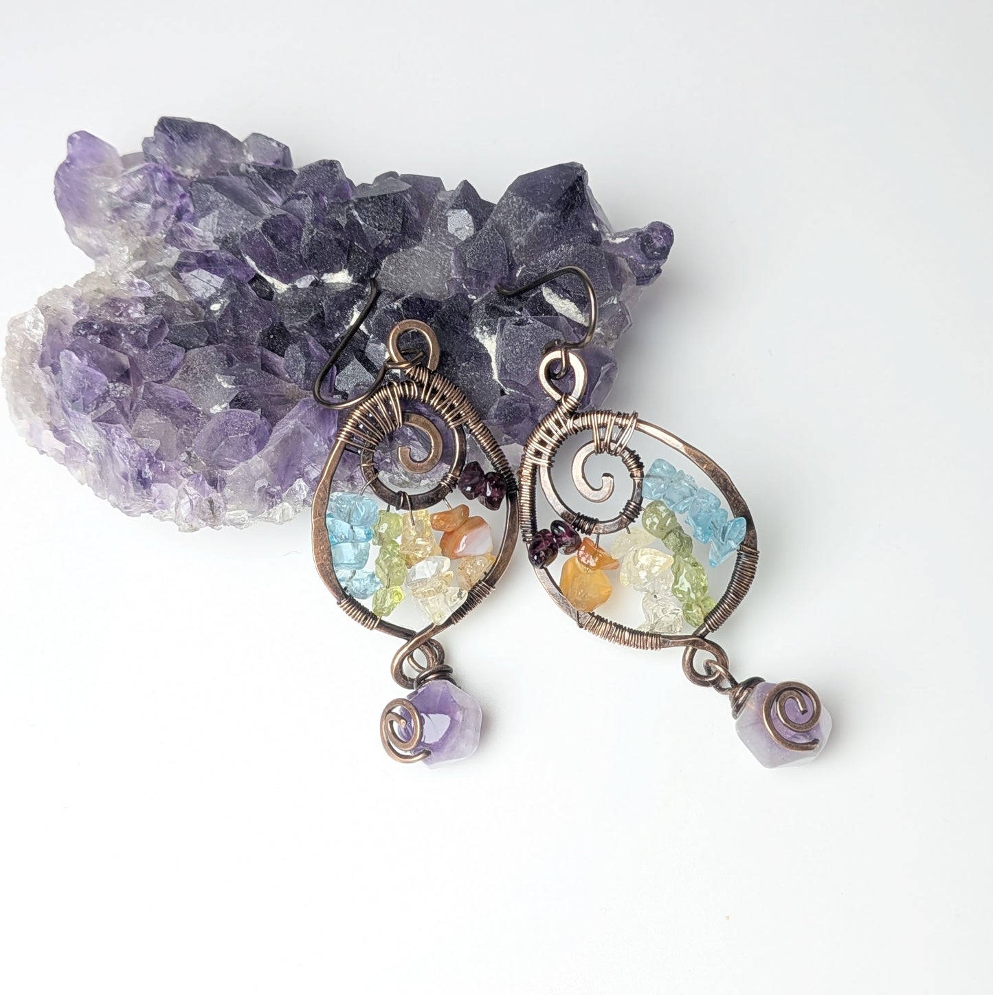 Rainbow Chakra Earrings