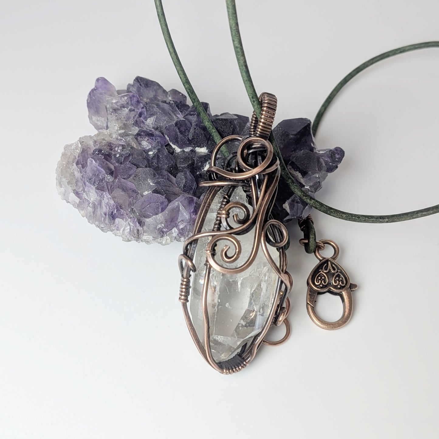 Large Quartz Point Necklace