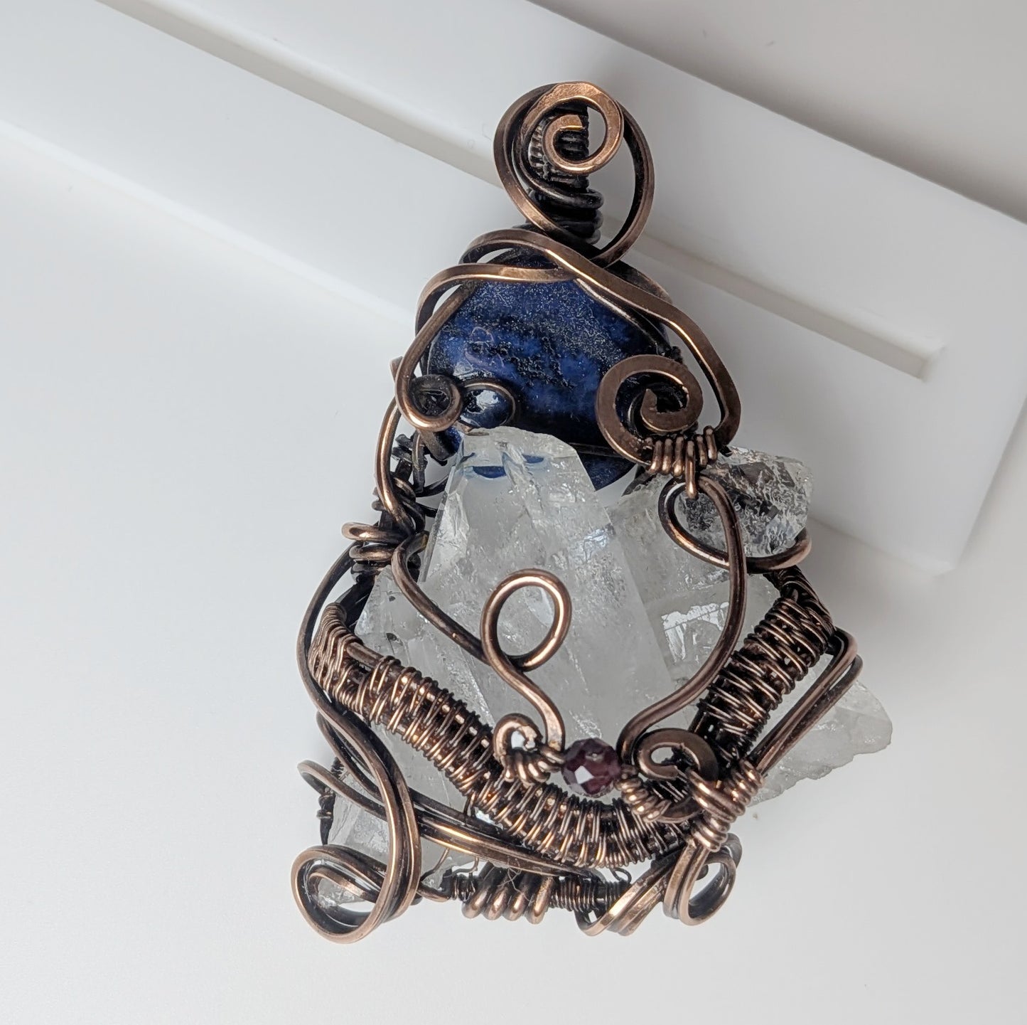 Crystal Lapis Pendant