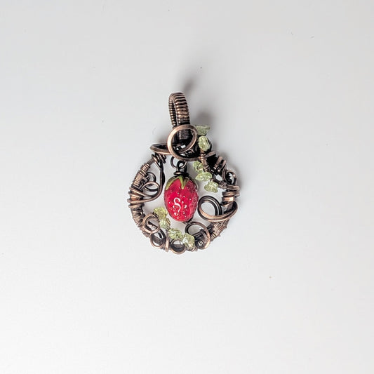 Dangly Strawberry Pendant