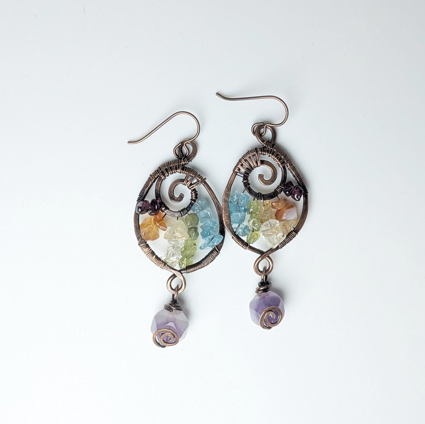 Rainbow Chakra Earrings