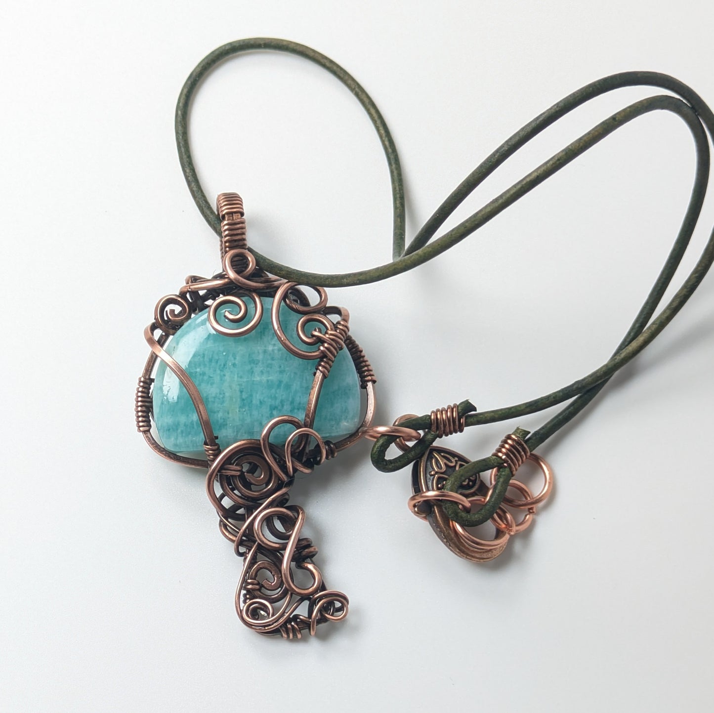 Amazonite Mushroom Necklace
