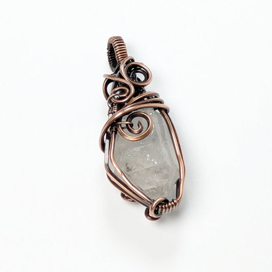 Reversible Quartz Crystal Pendant