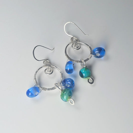 Handmade Lampwork Glass Earrings