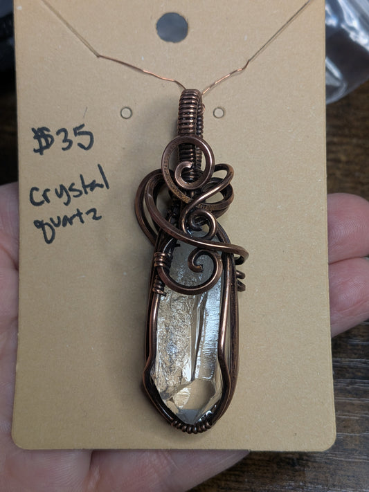 *Clearance* Crystal Point Pendant