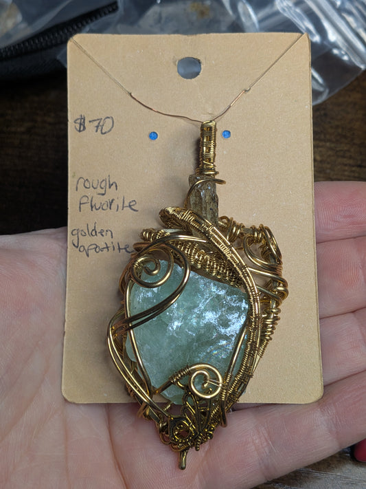 *Clearance* Chunky Fluorite Pendant