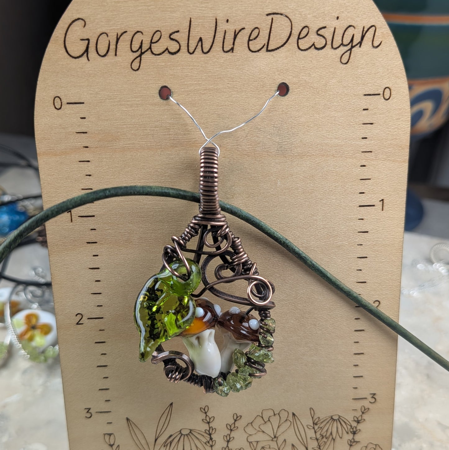 Whimsical Mushroom Necklace