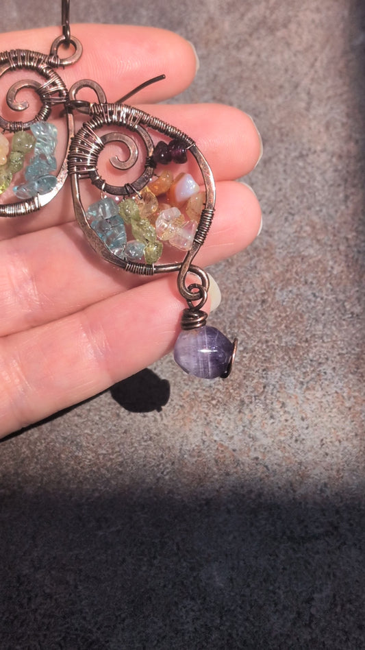 Rainbow Chakra Earrings